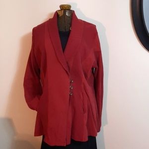2X Red Lucky riding style jacket